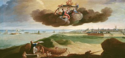 The Town of Dunkirk Presenting the Plan for its Renovation to Louis XV, 1758 by Charles Carlier